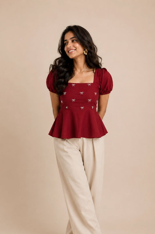 Scarlet Ribbon Top