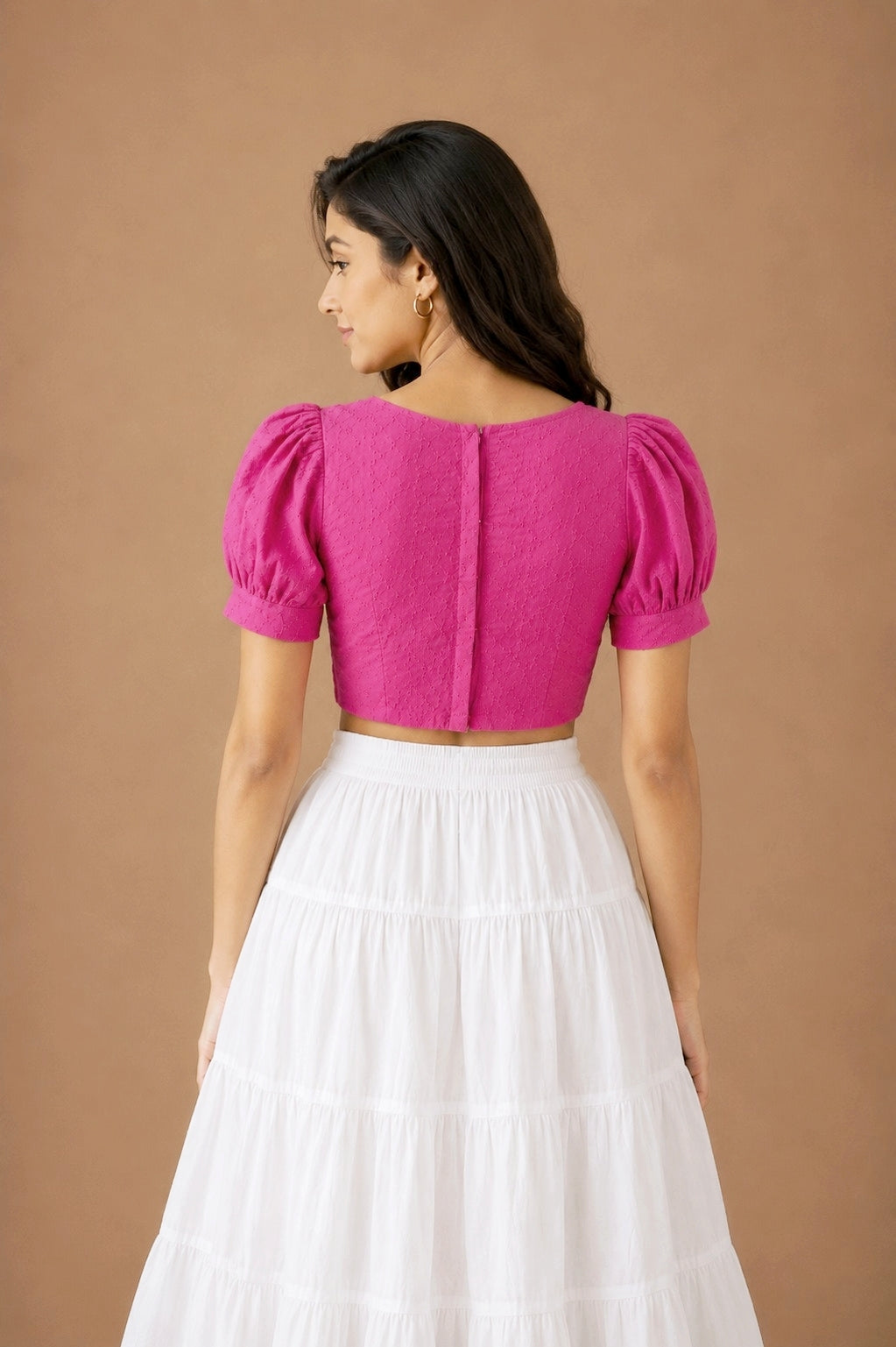 Schiffli Crop Top