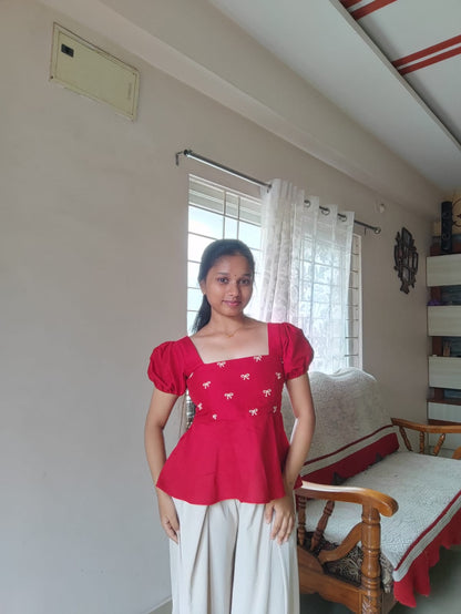Scarlet Ribbon Top