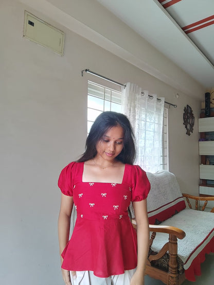 Scarlet Ribbon Top