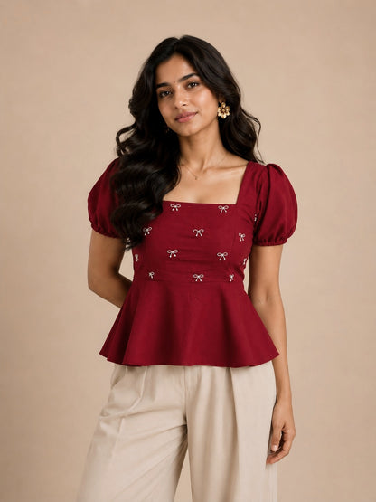 Scarlet Ribbon Top