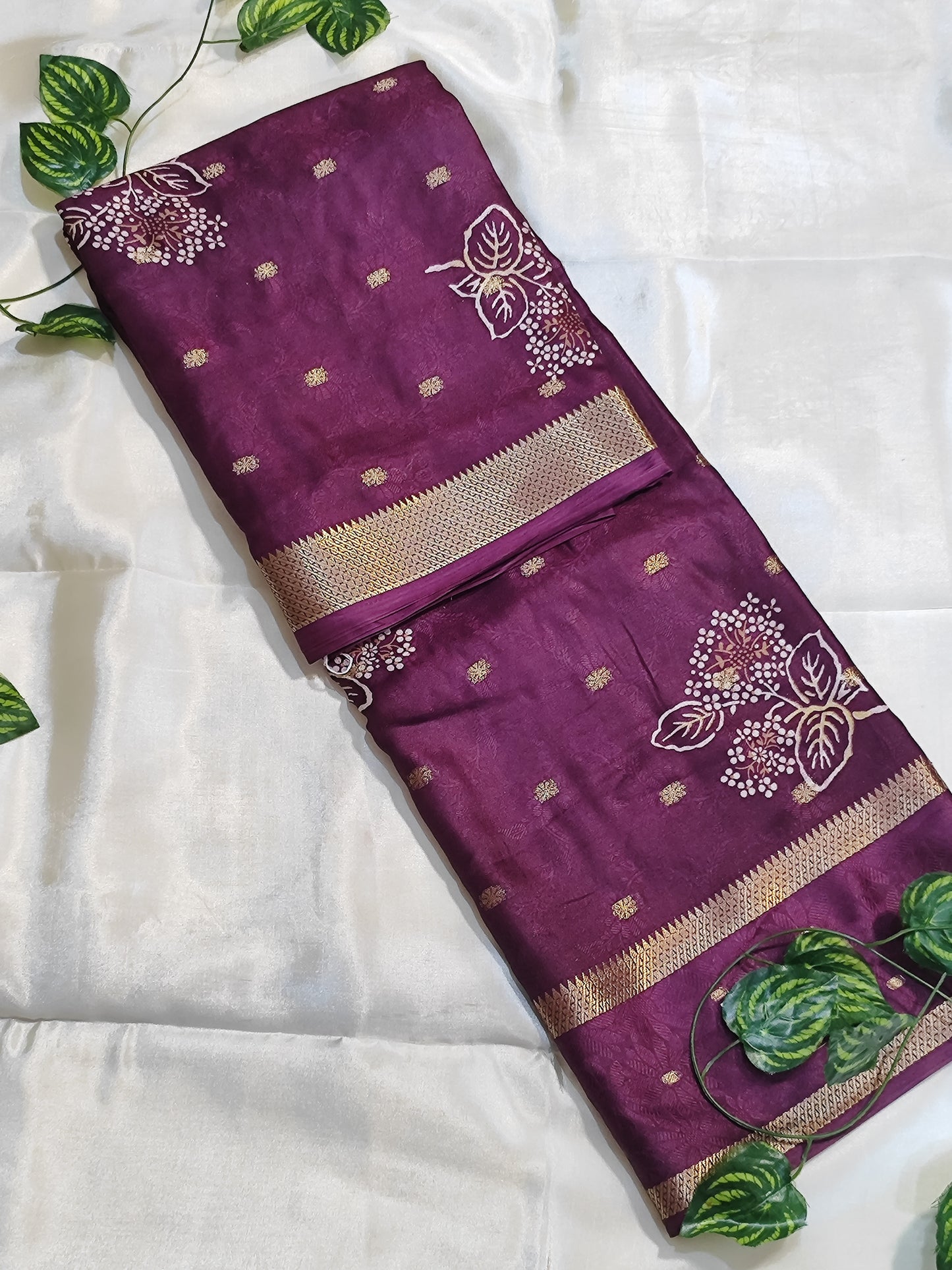 Fancy semi Silk Saree