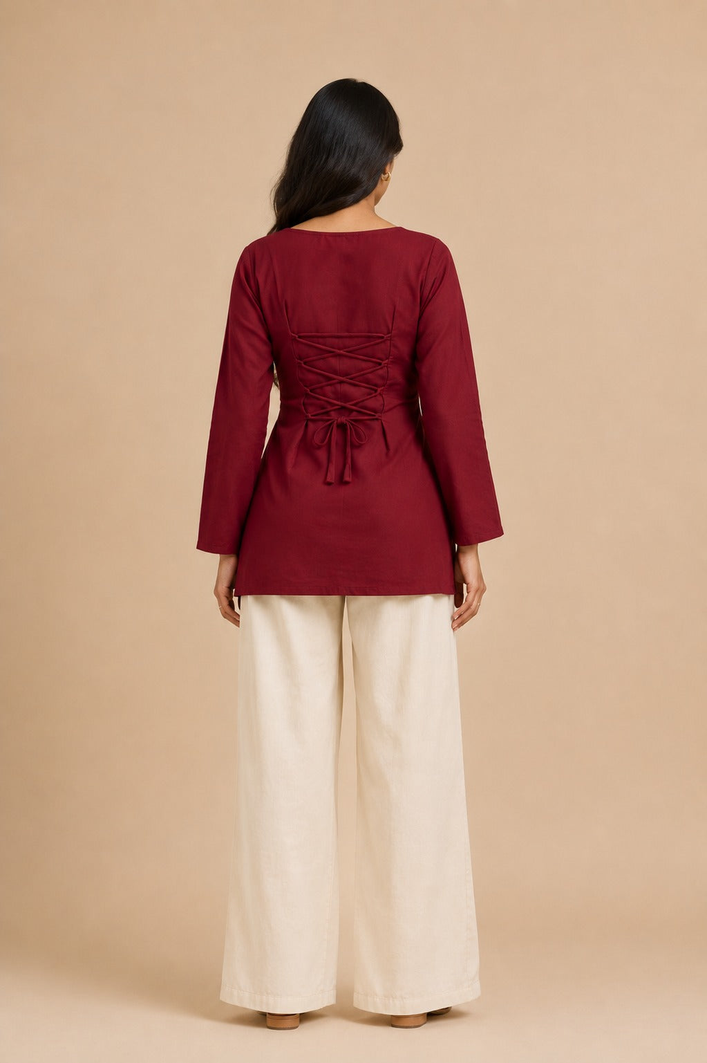 Classic Maroon Kurti