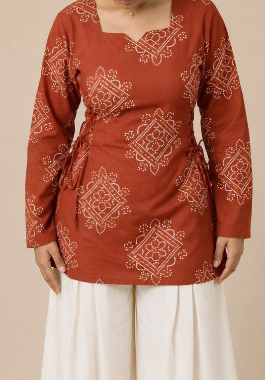 Meher side corset kurti