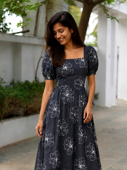 Gulmohar maxi frock