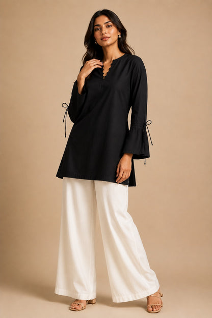 Mira Statement-Sleeve Kurti