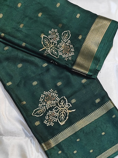 Fancy semi Silk Saree
