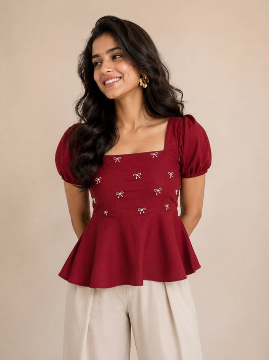 Scarlet Ribbon Top