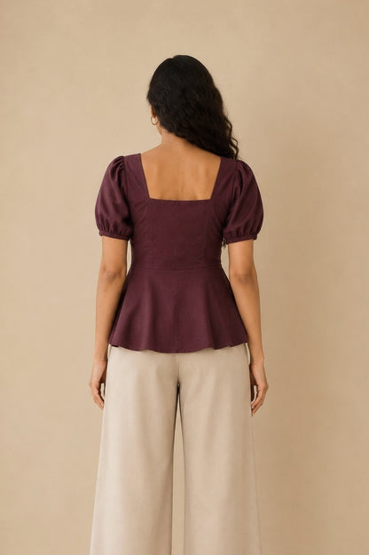 Mocha Daisy Top
