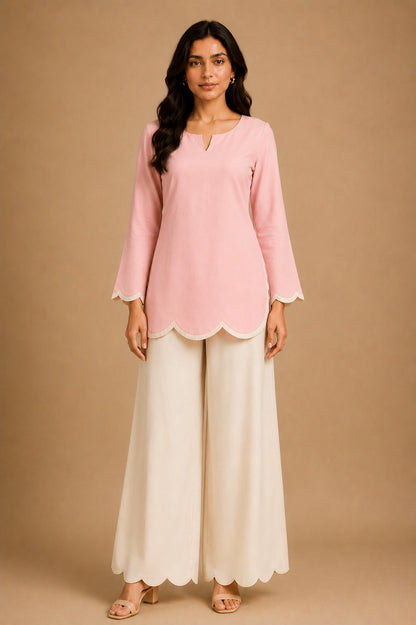 Adaah Scallop Kurti