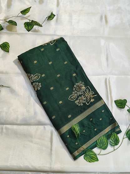 Fancy semi Silk Saree