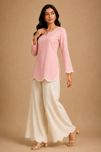 Adaah Scallop Kurti