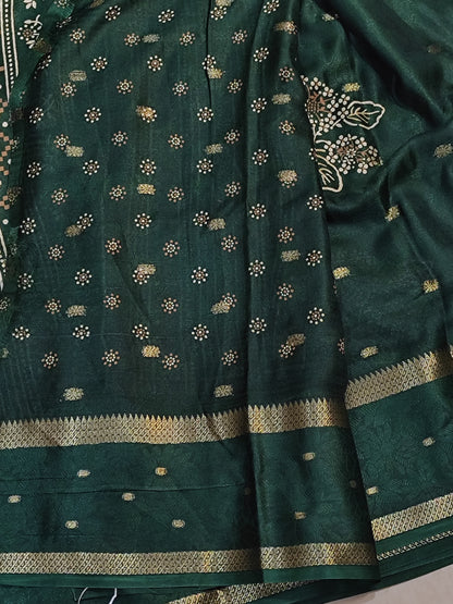 Fancy semi Silk Saree