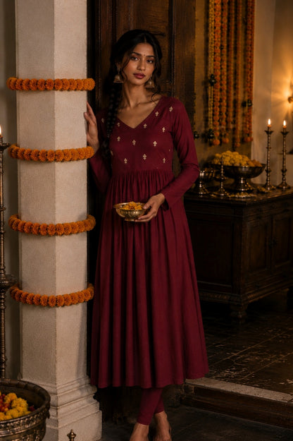Sahana Anarkali Kurti