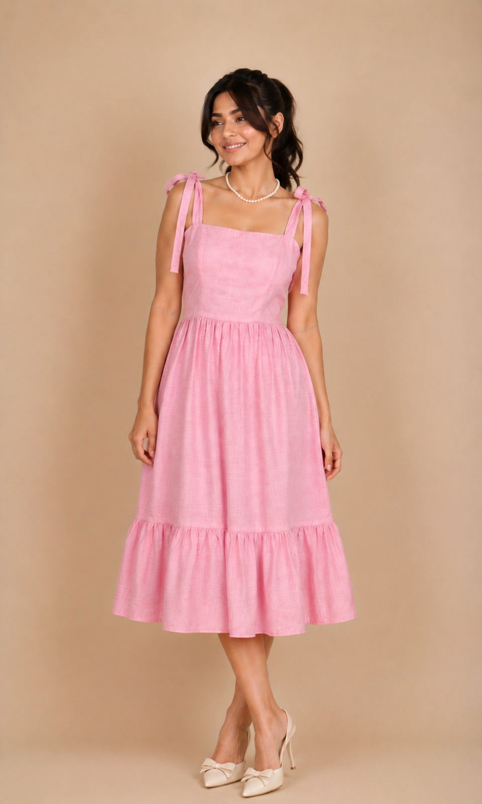 Rosé Corset Dress
