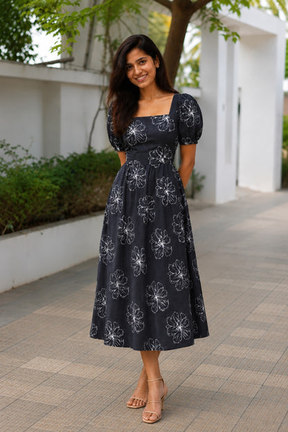 Gulmohar maxi frock