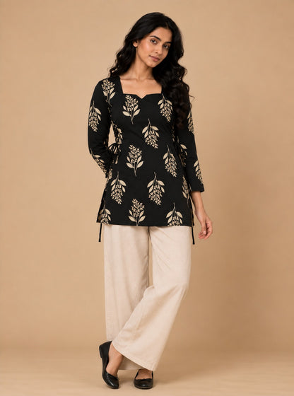 Nazakat Side Corset Fit Kurti