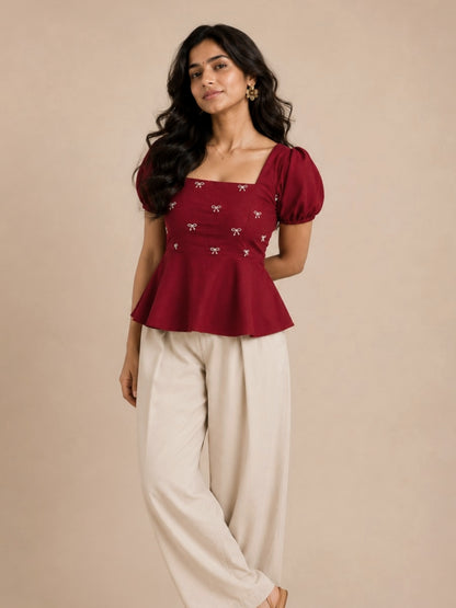 Scarlet Ribbon Top