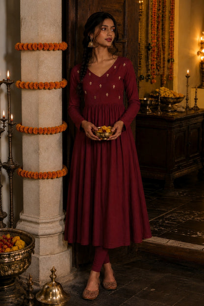 Sahana Anarkali Kurti
