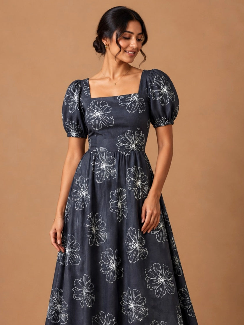 Gulmohar maxi frock