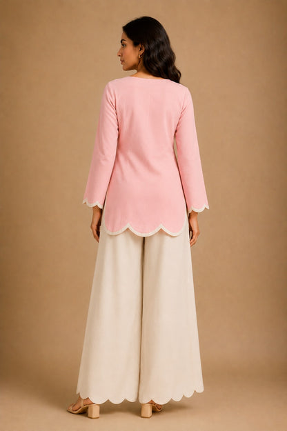 Adaah Scallop Kurti