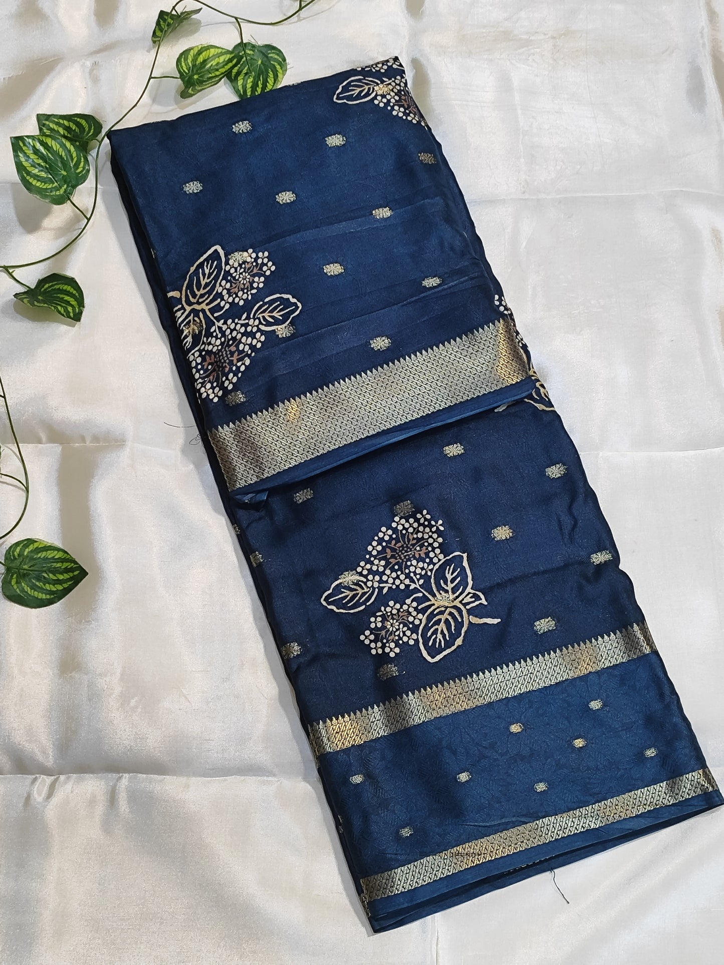 Fancy semi Silk Saree