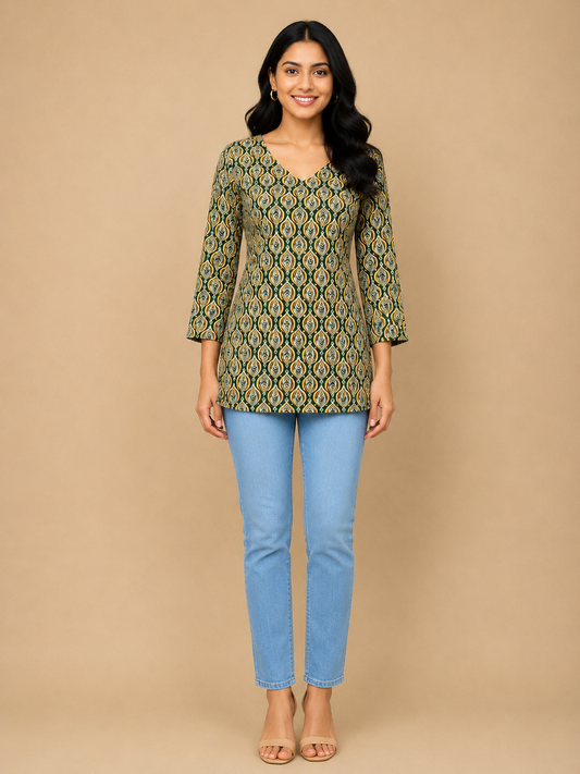 Meira Corset Fit Kurti