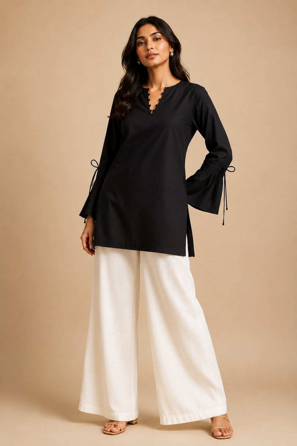 Mira Statement-Sleeve Kurti