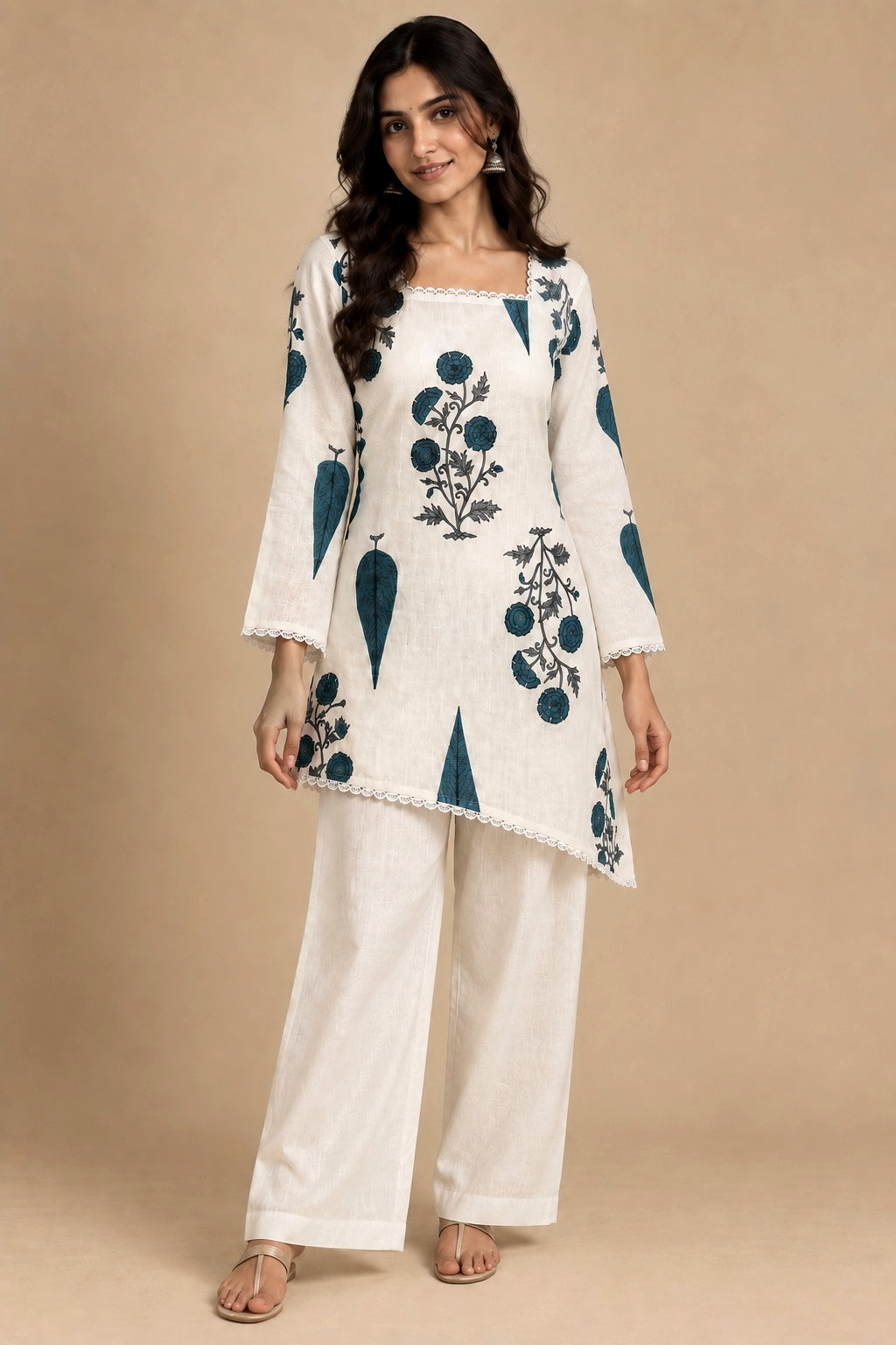 Naaz Asymmetric Kurti