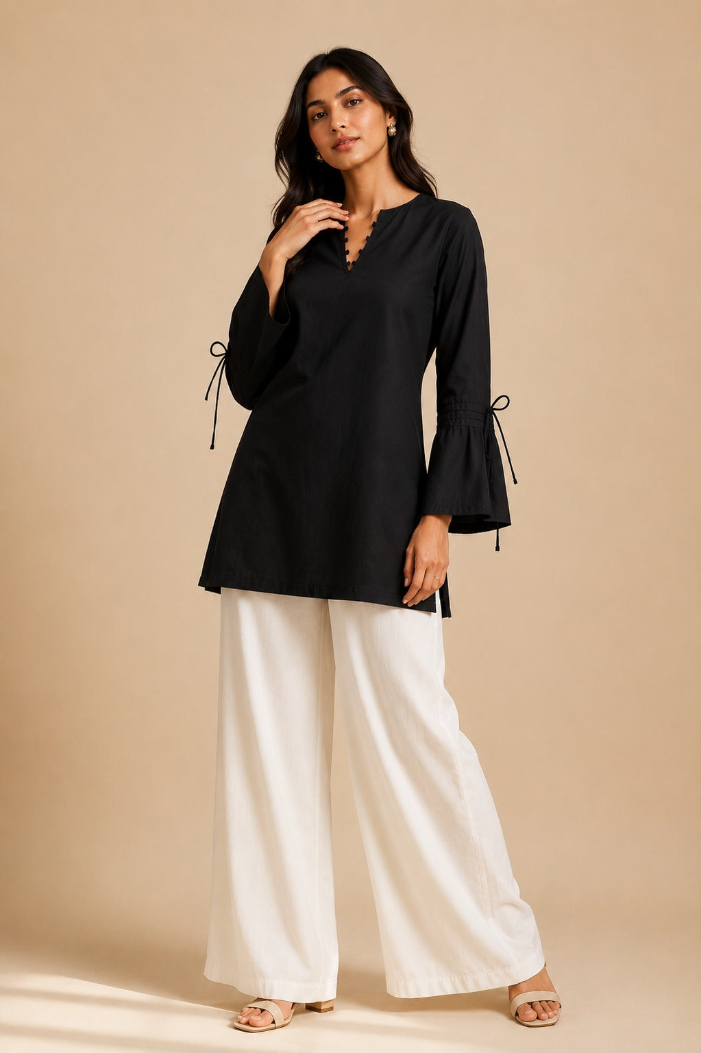 Mira Statement-Sleeve Kurti