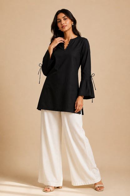 Mira Statement-Sleeve Kurti