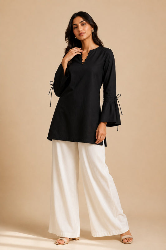 Mira Statement-Sleeve Kurti