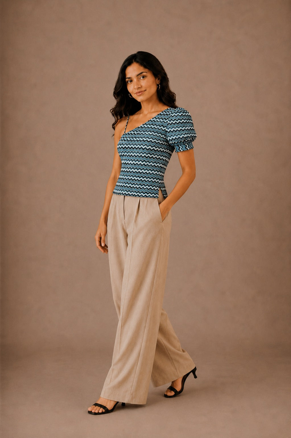 Chic One Shoulder Top