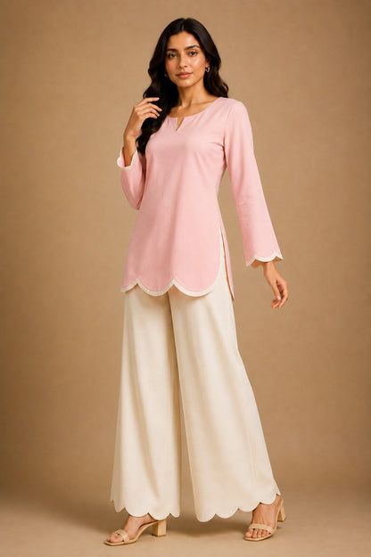 Adaah Scallop Kurti