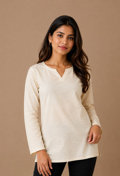 Nayan Split Neck Kurti