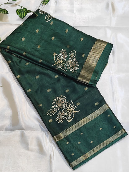 Fancy semi Silk Saree