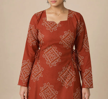 Meher side corset kurti
