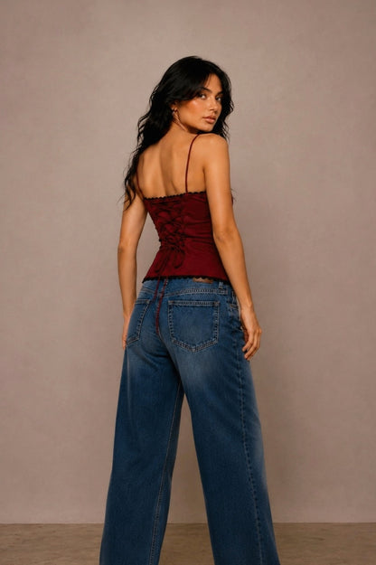 Ruby Lace-Up Top