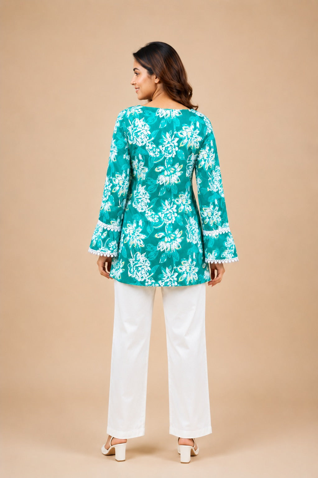Zyara Floral Flare Kurti