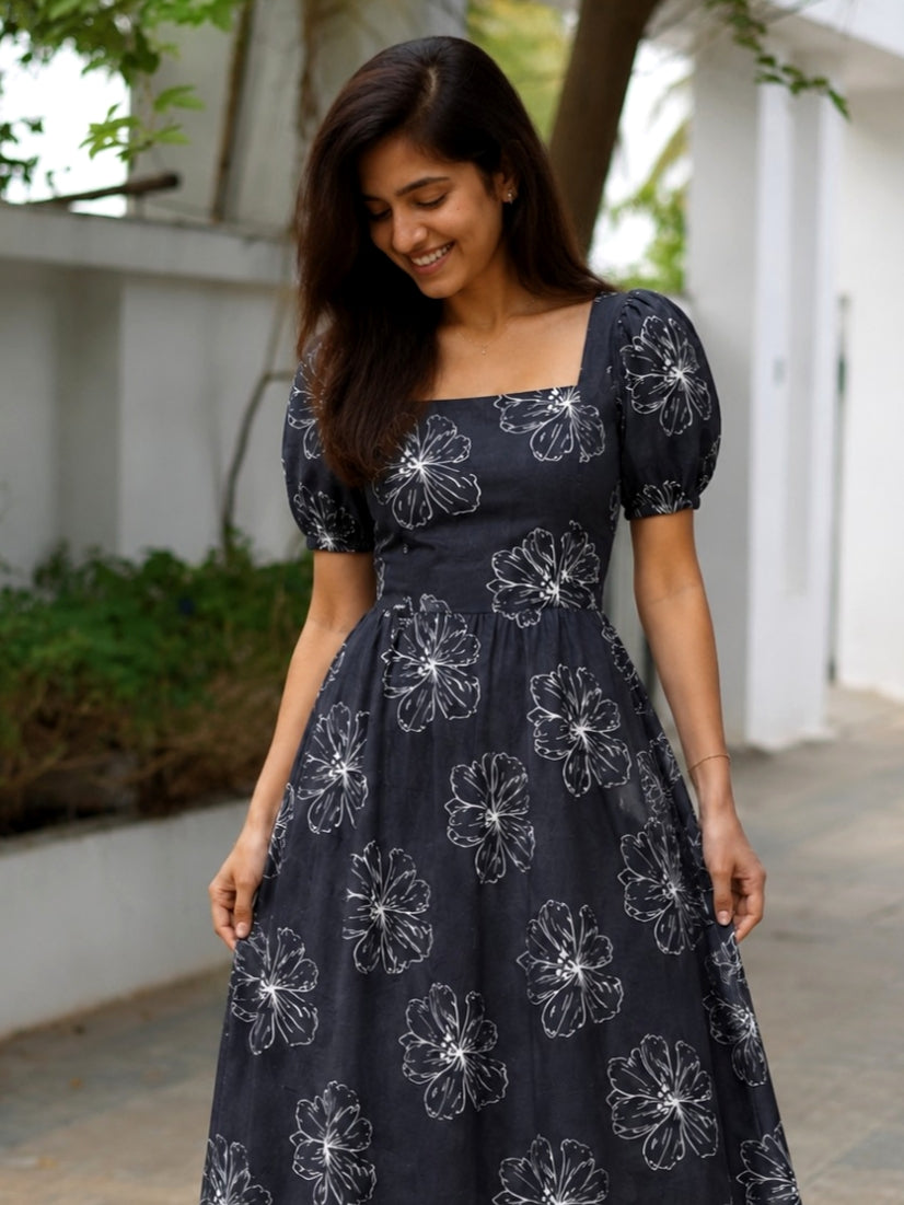 Gulmohar maxi frock