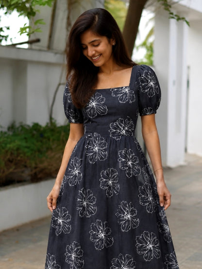 Gulmohar maxi frock