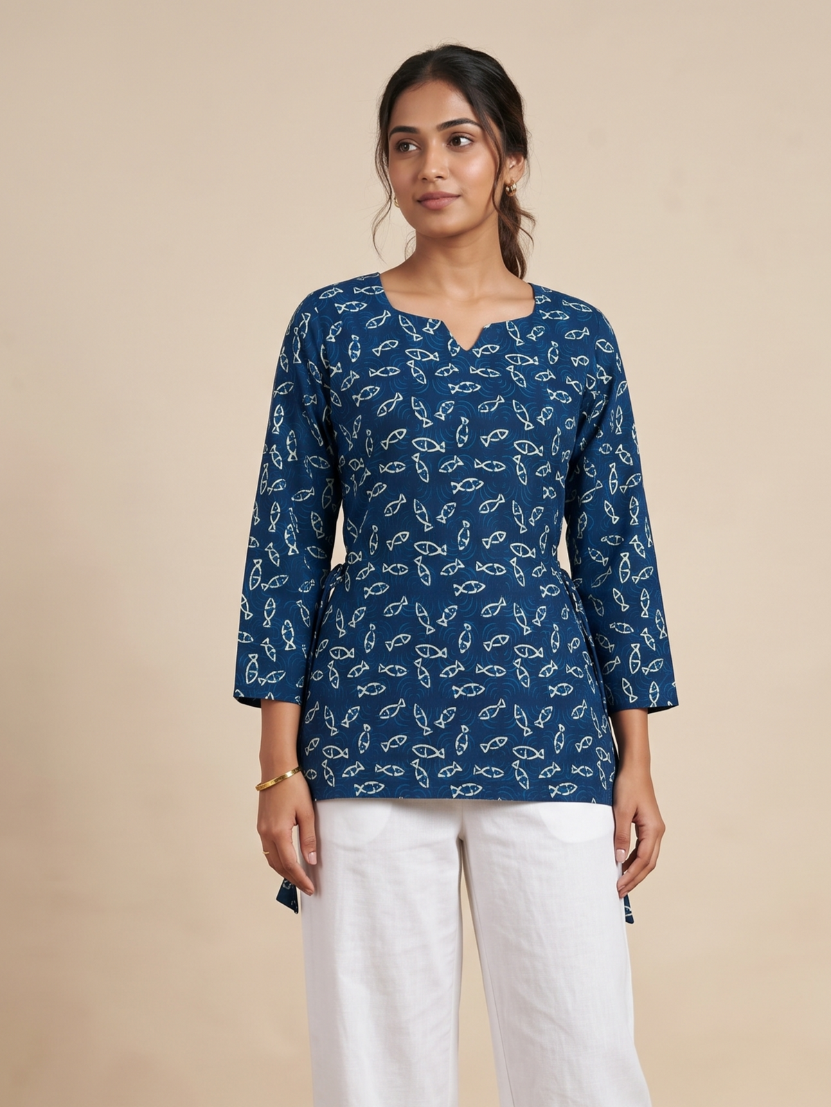 Naina Side Corset Kurti