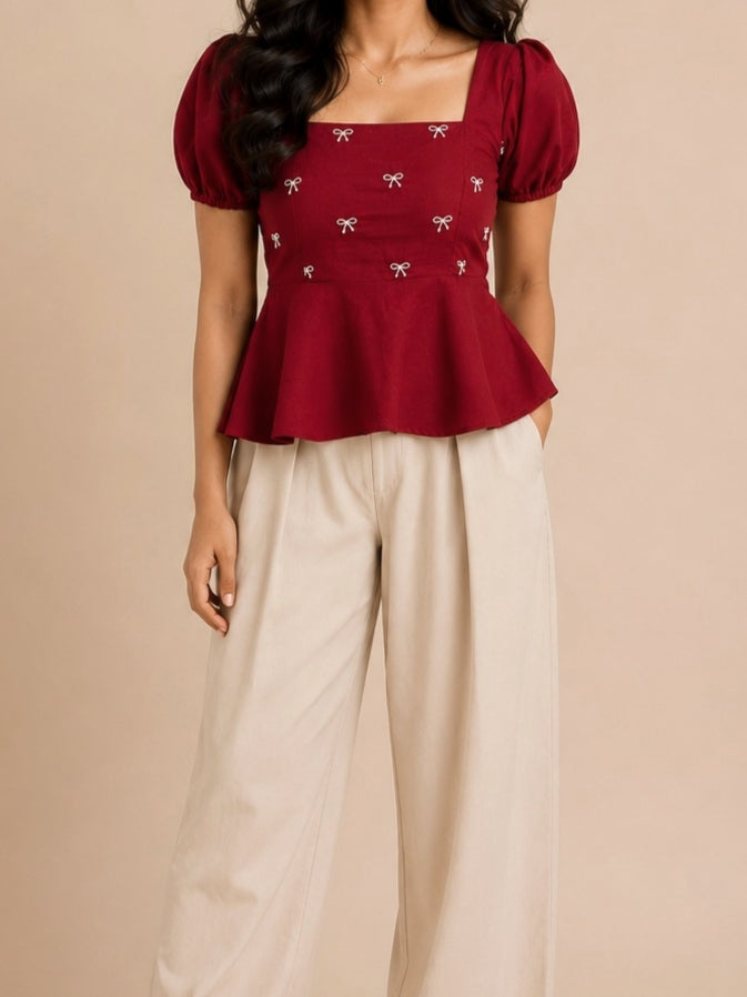 Scarlet Ribbon Top