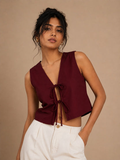 Merlot Vest Top