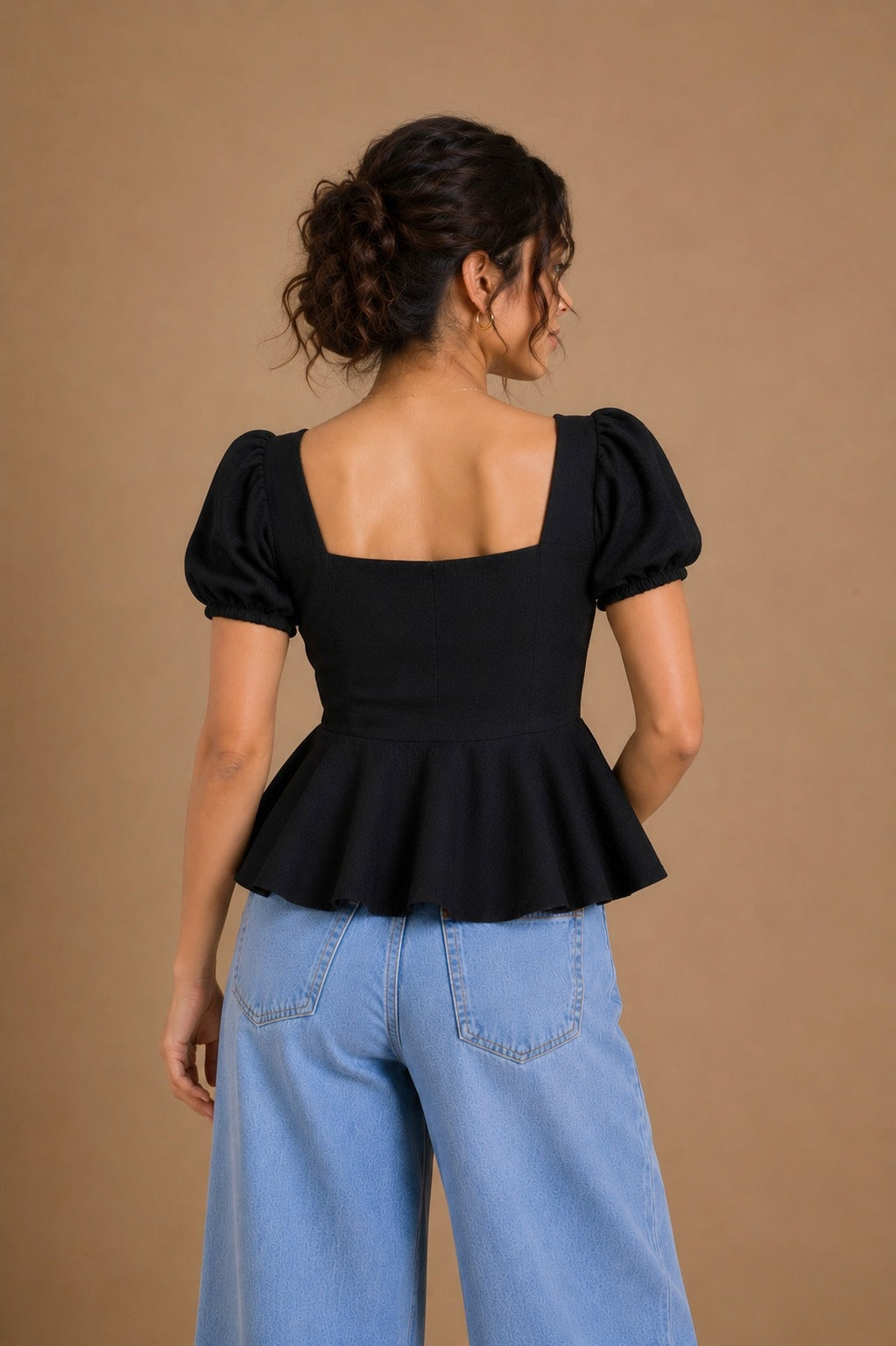 Midnight Sunflower Top