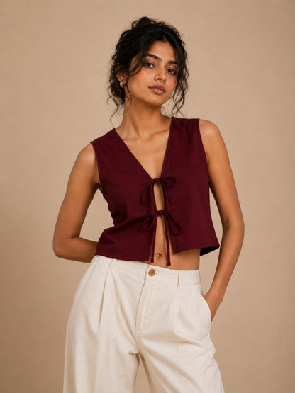 Merlot Vest Top