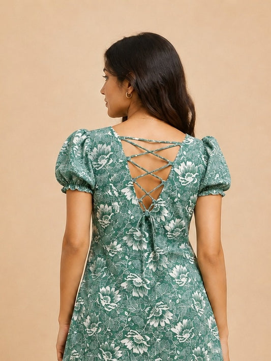 Aaira Floral Short Kurti
