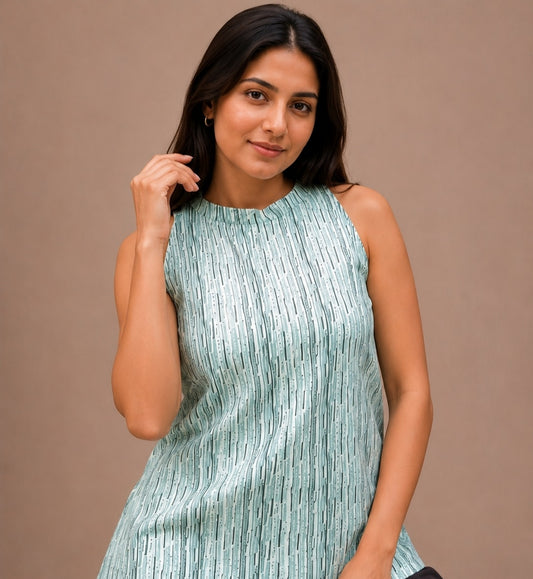 Aira Halter Neck Kurti