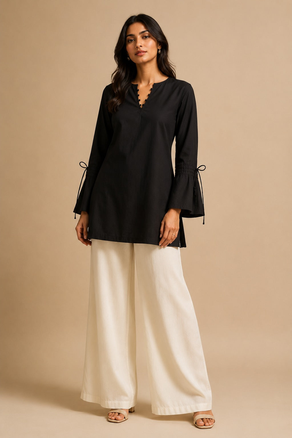 Mira Statement-Sleeve Kurti