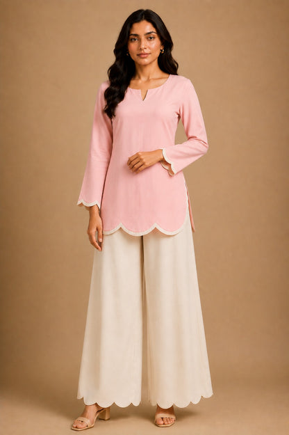 Adaah Scallop Kurti